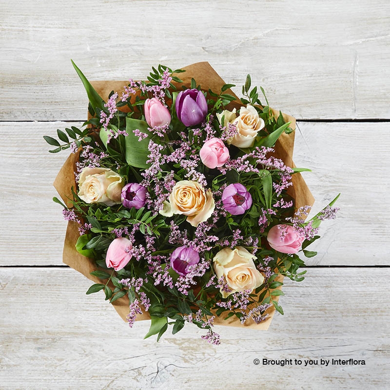 Pretty Rose & Tulip Gift Box